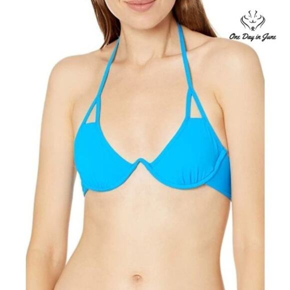 Seafolly Active Continuous Underwire Bikini Top Swimsuit Size 2 - Picture 1 of 4
